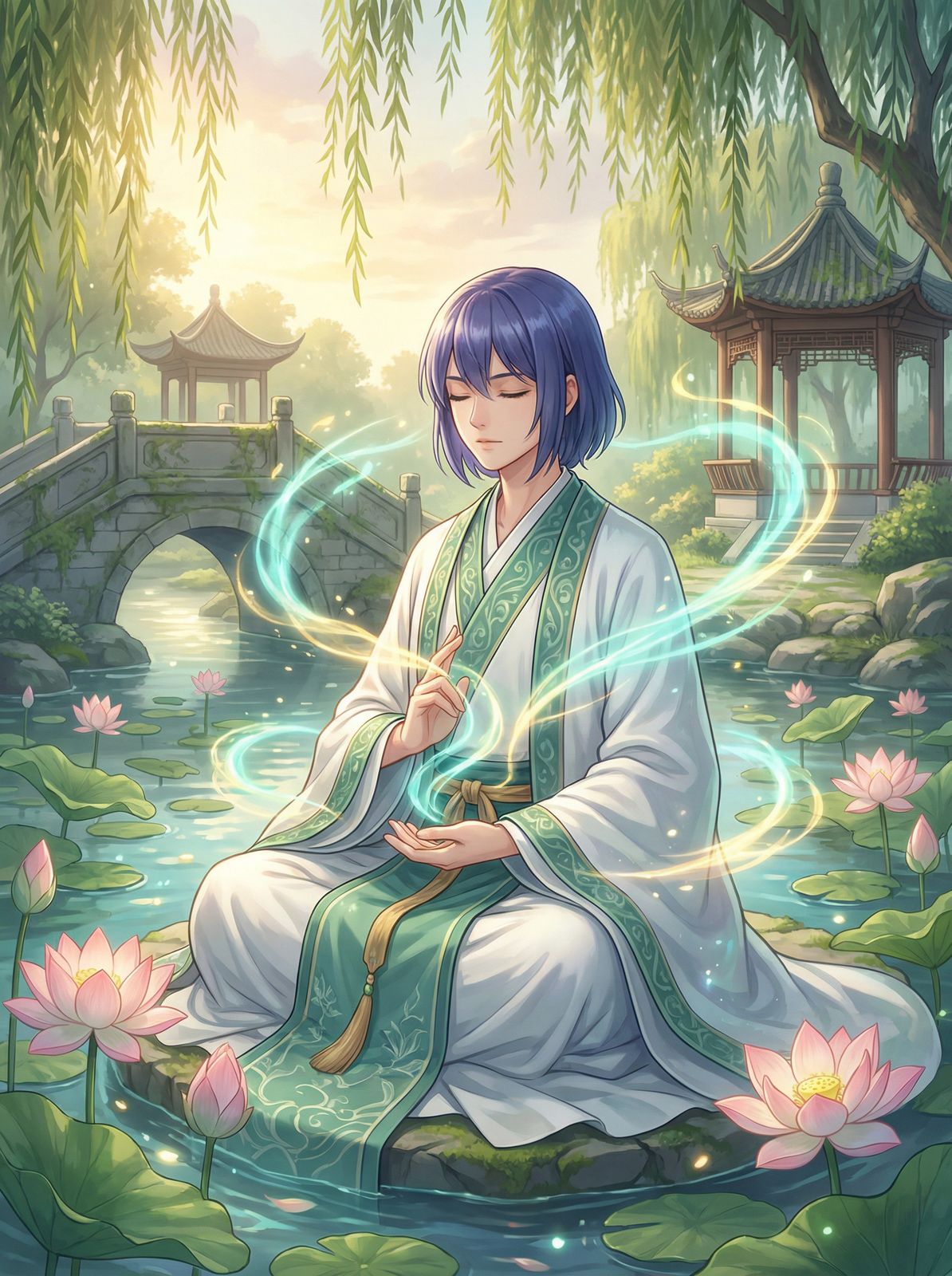 花色堂动漫分享-莲池疗愈